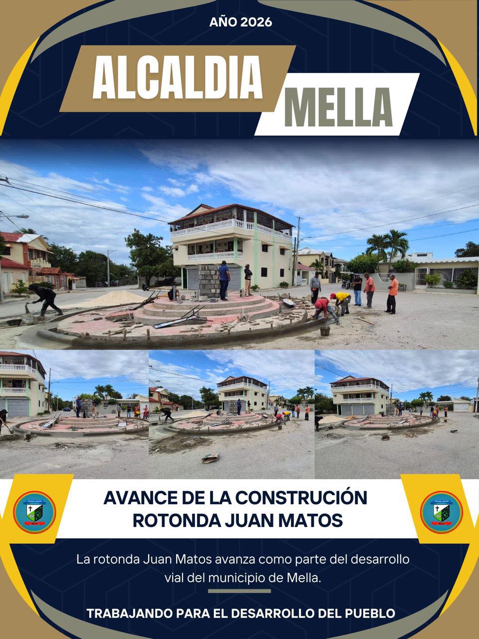 Mella sigue avanzando y honrando a su gente!