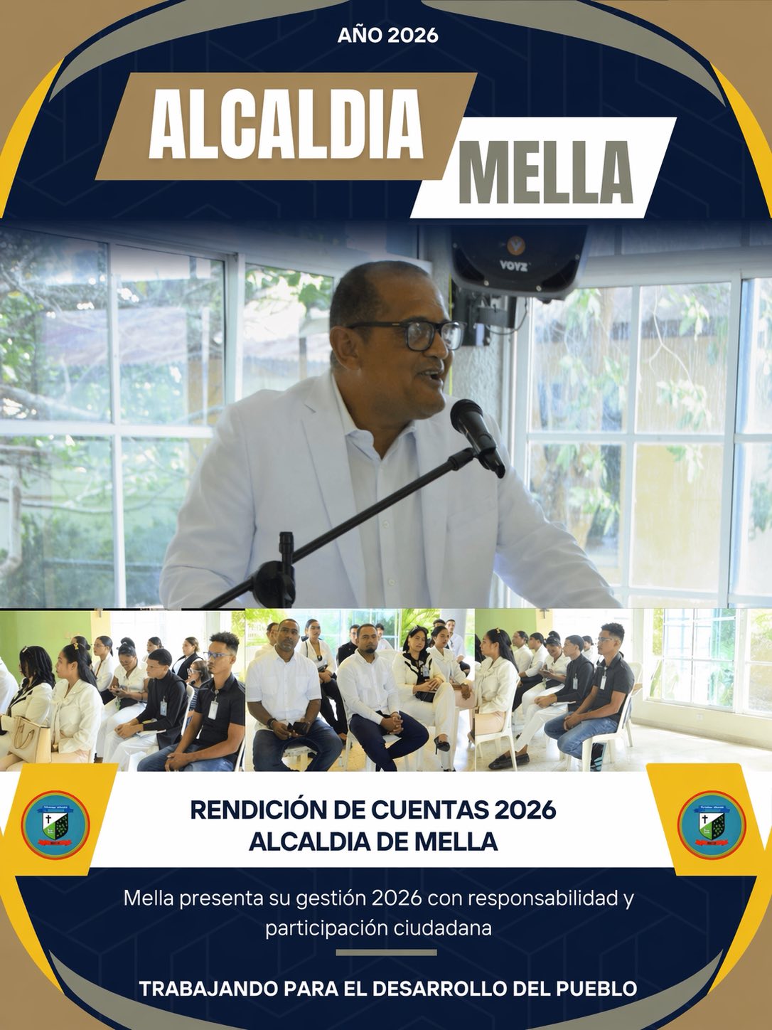 Rendición de Cuentas 2026 – Alcaldía del Municipio de Mella.