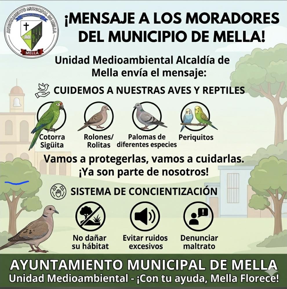 ¡Cuidemos nuestra fauna en Mella!